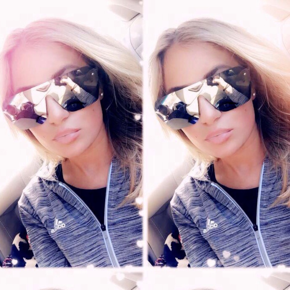 Mirror Silver Sunglasses Gunmetal Reflective Women